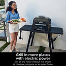 Ninja OG701 7-in-1 Outdoor Electric Grill & Smoker - Grill, BBQ, Air Fry, Bake, Roast, Dehydrate & Broil - Uses Woodfire Pellets - Portable & Weather Resistant