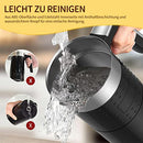 4 in 1 Electric Milk Frother: 10oz/350 mL Large Capacity Electric Milk Steamer for Hot and Cold Milk Froth - Automatic Milk Frother & Warmer for Latte, Cappuccinos, Macchiato, Hot Chocolate