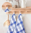 Utopia Towels Dish Towels, 15 x 25 Inches, 100% Ring Spun Cotton Super Absorbent Linen Kitchen Towels, Soft Reusable Cleaning Bar and Tea Towels Set (12 Pack, Blue)