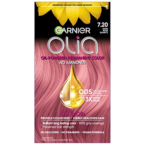 Garnier Hair Color Olia Ammonia-Free Brilliant Color Oil-Rich Permanent Hair Dye, 6.0 Light Brown, 1 Count (Packaging May Vary)