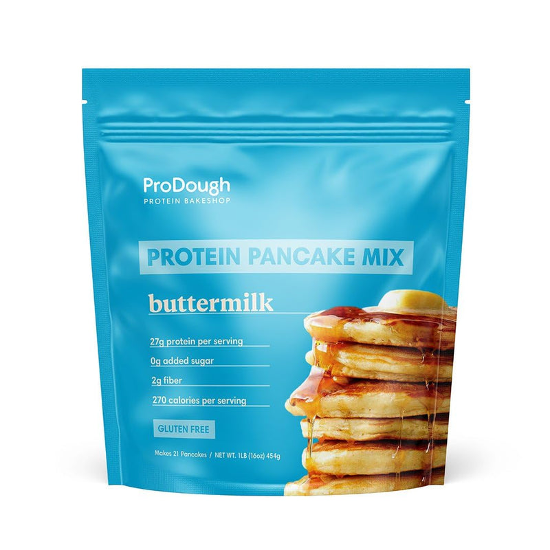 ProDough Shop Buttermilk Pancake and Waffle Mix - Gluten Free, Low Carb, High Protein Pancake Mix - Healthy Pancakes and Waffles for Breakfast or Snack