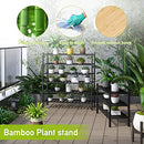 BMOSU 2-Tier Bamboo Shoe Rack Premium Stackable Shoe Shelf Storage Organizer for Hallway Closet Living Room Entryway Organizer (Natural Bamboo)