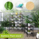 BMOSU 2-Tier Bamboo Shoe Rack Premium Stackable Shoe Shelf Storage Organizer for Hallway Closet Living Room Entryway Organizer (Natural Bamboo)