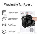 HOLYLUCK set of 3 Reusable Grocery Bags,Heavy Duty Foldable Shopping Bag-sky blue