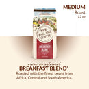 New England Coffee Hazelnut Crème Medium Roast Ground Coffee, 11oz Bag (Pack of 3)