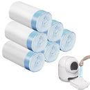 Self Cleaning Cat Litter Box, Automatic Cat Litter Box with APP Control Odor Removal Safety Protection for Multiple Cats, with Garbage Bags