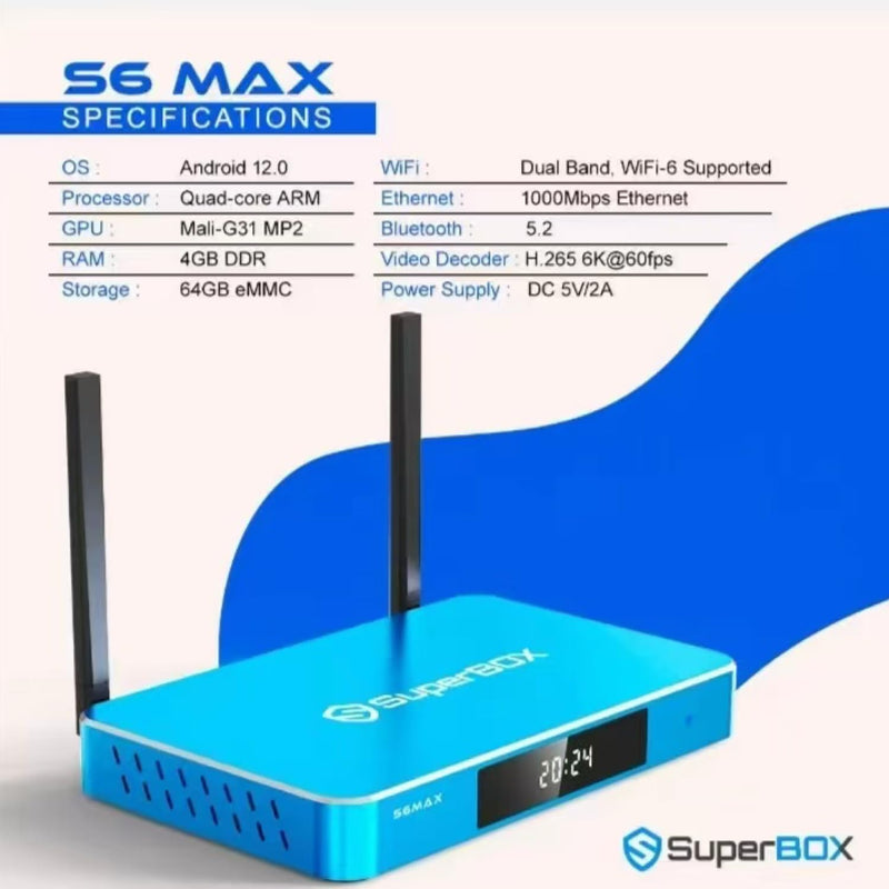 Styzngo S6 Max S6 Ultra S6 Pro 2025 Fully Loaded 6K Ultra HD with Voice Control HDMI Cable Power Supply TF Card USB Flash Driver Manual Instruction(4+64)