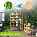 BMOSU 2-Tier Bamboo Shoe Rack Premium Stackable Shoe Shelf Storage Organizer for Hallway Closet Living Room Entryway Organizer (Natural Bamboo)