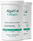 ALGAECAL Collagen: 4 Clinically-Supported Peptides VERISOL®, FORTIGEL®, UC-II®, FORTIBONE®, Anti-Aging Hydrolyzed Collagen Powder, 30 Servings, Made in USA