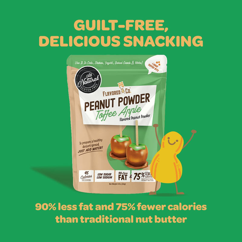 Flavored PB Co. Peanut Butter Powder, Low Carb and Only 45 Calories, All-Natural from US Farms (Mint Chocolate Cookie)