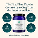 Ora Organic Plant-Based Protein Powder - 23g Protein for Women and Men - Vanilla Flavor 20 Servings, Vegan, Clean Protein, Third-Party Tested, Gluten-Free - 20 Servings