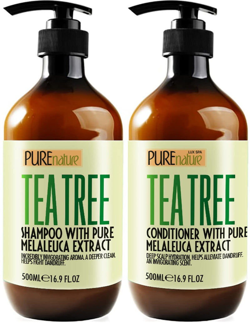 Argan Oil Shampoo and Conditioner Set - Sulfate Free Moroccan Care with Keratin - For Curly, Straight, Dry and Damaged Hair - Moisturizing, Hydrating, Anti Frizz Salon Technology