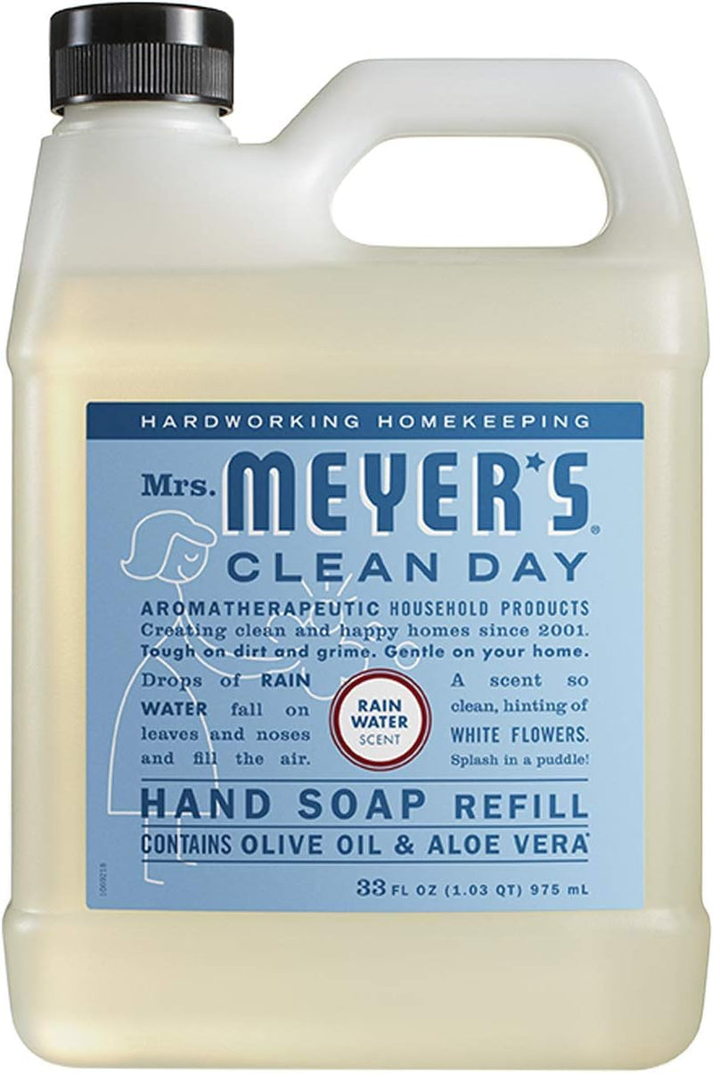 MRS. MEYER'S CLEAN DAY Liquid Hand Soap Refill, Cruelty Free and Biodegradable Formula, Lavender Scent, 33 Fl Oz (Pack of 1)