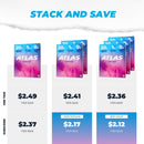 Atlas Protein Bar, 20g Protein, 1g Sugar, Clean Ingredients, Gluten Free (Whey Variety, 12 Count (Pack of 2))