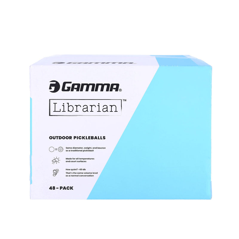 GAMMA Librarian Foam Pickleball Balls, Foam Balls for Pickleball Practice with True Bounce on All Surfaces, Box of 6