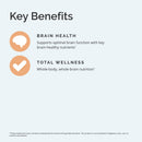 BrainMD Brain Boost, Dark Chocolate Almond - 10 Plant-Powered Protein Bars - Vegan, Gluten Free, Keto Friendly