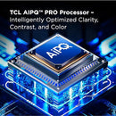 TCL 55-Inch QM7 QLED 4K Smart QD-Mini LED TV with Google TV (55QM751G, 2024 Model) Dolby Vision IQ, Dolby Atmos, HDR, Game Accelerator up to 240Hz, Voice Remote, Works with Alexa, Streaming Television