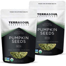 Terrasoul Superfoods Organic Pumpkin Seeds, 2 Lbs - Premium Quality, Shelled, Raw, Unsalted