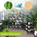 BMOSU 2-Tier Bamboo Shoe Rack Premium Stackable Shoe Shelf Storage Organizer for Hallway Closet Living Room Entryway Organizer (Natural Bamboo)