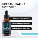 Nature’s NutriWave Audifort Drops – Herbal Liquid Supplement with Grape Seed & Panax Ginseng – Non-GMO, Easy-to-Take, Made in The USA – 60 Servings, 1 Month Supply