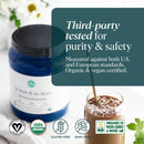 Ora Organic Plant-Based Protein Powder - 23g Protein for Women and Men - Vanilla Flavor 20 Servings, Vegan, Clean Protein, Third-Party Tested, Gluten-Free - 20 Servings