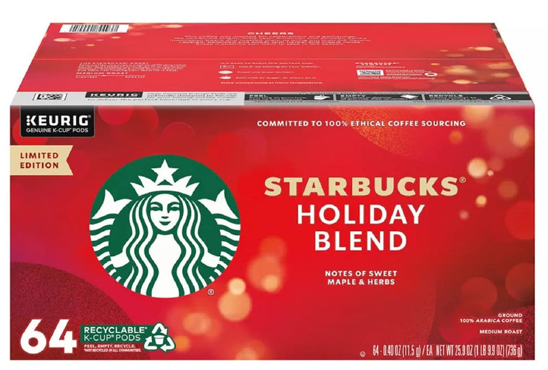 Starbucks K-Cup Coffee Pods—Caramel Flavored Coffee—100% Arabica—1 box (40 pods)