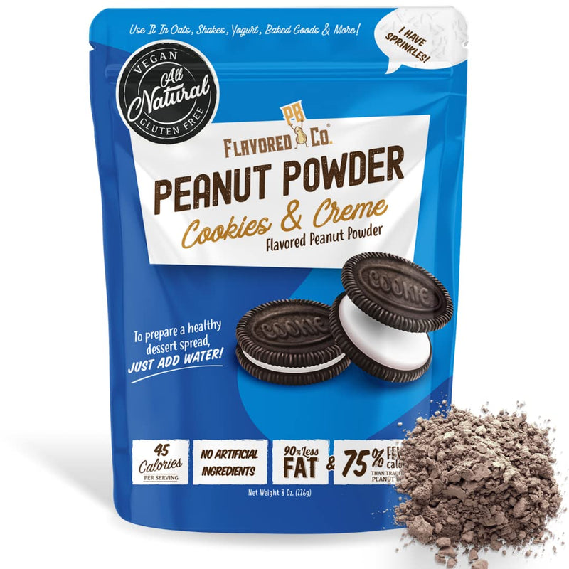 Flavored PB Co. Peanut Butter Powder, Low Carb and Only 45 Calories, All-Natural from US Farms (Mint Chocolate Cookie)