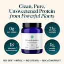 Ora Organic Plant-Based Protein Powder - 23g Protein for Women and Men - Vanilla Flavor 20 Servings, Vegan, Clean Protein, Third-Party Tested, Gluten-Free - 20 Servings