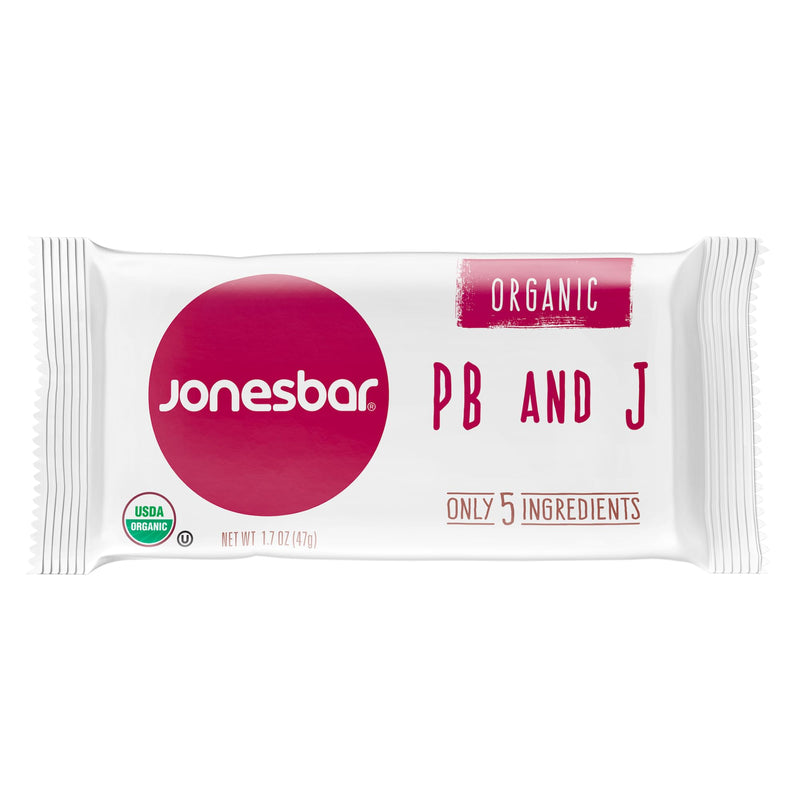 JONESBAR (Variety Pack, 12 Count (Pack of 1)), USDA Organic Fruit & Nut Bar, Non-GMO, Kosher, Vegan, Gluten Free, Simple Snack Bar