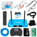 Styzngo S6 Max S6 Ultra S6 Pro 2025 Fully Loaded 6K Ultra HD with Voice Control HDMI Cable Power Supply TF Card USB Flash Driver Manual Instruction(4+64)