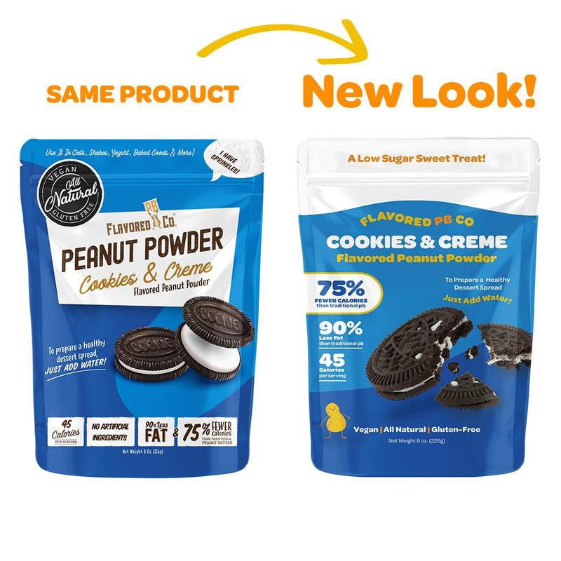 Flavored PB Co. Peanut Butter Powder, Low Carb and Only 45 Calories, All-Natural from US Farms (Mint Chocolate Cookie)