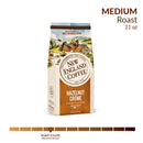New England Coffee Hazelnut Crème Medium Roast Ground Coffee, 11oz Bag (Pack of 3)