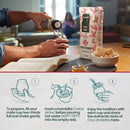 Cruz de Malta Yerba Mate Tea – 1kg (2.2 lbs) Loose Leaf – Traditional Argentine Herbal Tea – Smooth Flavor, Naturally Sourced – USA Specific Packaging – Gluten-Free – Large Leaf Low Dust Yerba Mate