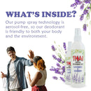 Thai Deodorant Stone Crystal Mist Natural Deodorant Spray 8 oz. Bundle, Pack of 2