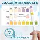 Urine Test Strips for Urinalysis: 10-in-1 125 CT Urinalysis Test Strips Full Panel for UTI Nitrite Leukocytes pH Protein Kidney & Liver Function at Home