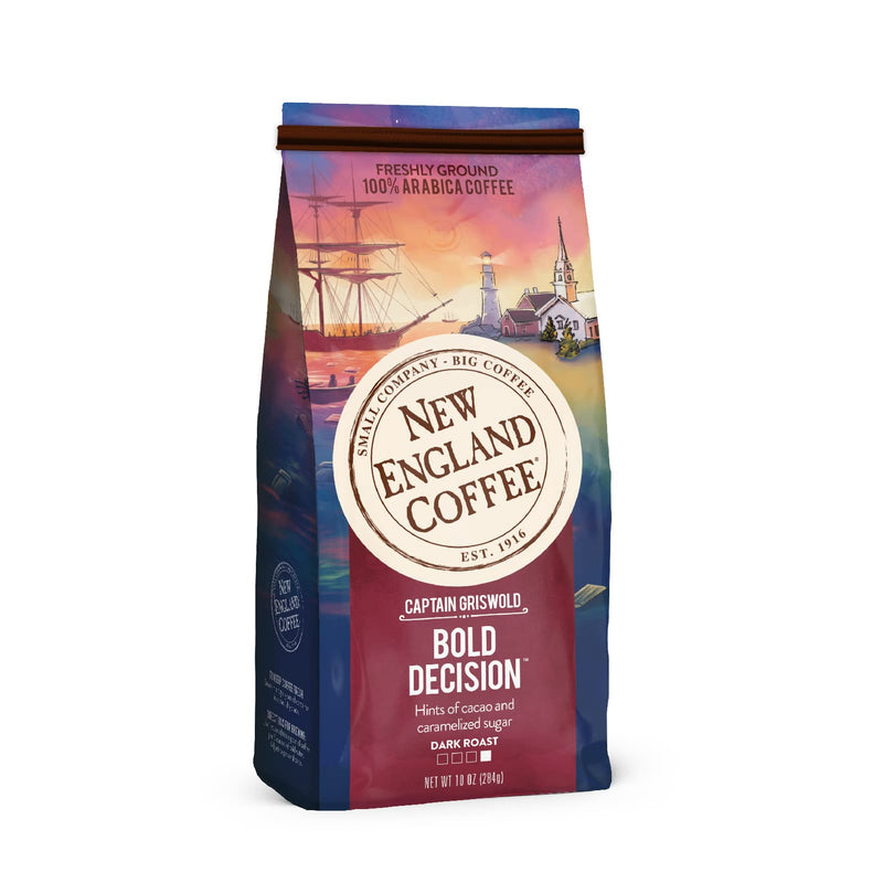 New England Coffee Hazelnut Crème Medium Roast Ground Coffee, 22oz Bag (Pack of 1)