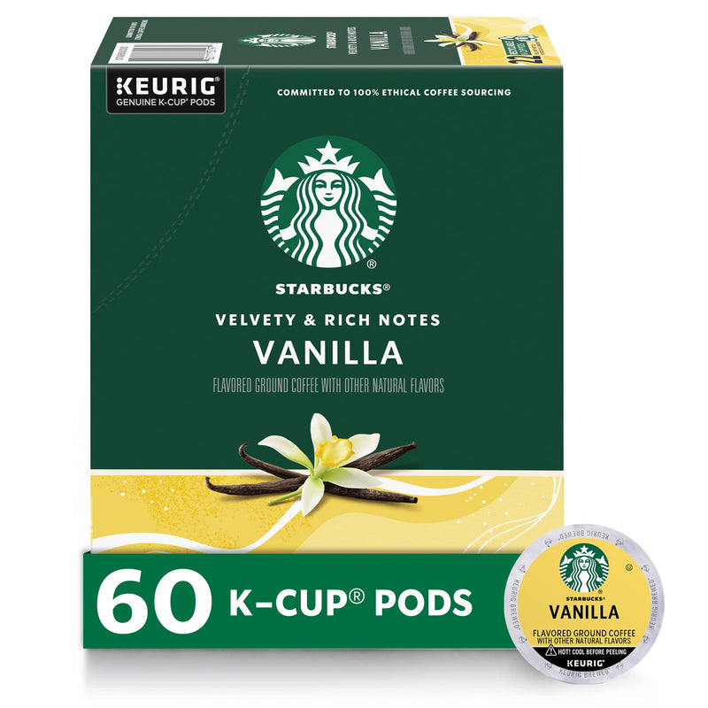 Starbucks K-Cup Coffee Pods—Caramel Flavored Coffee—100% Arabica—1 box (40 pods)