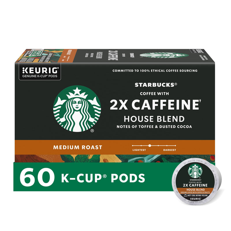 Starbucks K-Cup Coffee Pods—Caramel Flavored Coffee—100% Arabica—1 box (40 pods)