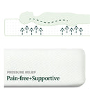 ZINUS 6 Inch Green Tea Memory Foam Mattress, Fiberglass Free, Patented Custom Contour Support, Sturdy Base Foam, CertiPUR-US Certified, Bed-in-a-box, Twin, White