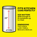 Glad Tall Kitchen Drawstring Trash Bags - Odorshield 13 Gallon White Trash Bag, Febreze Fresh Clean, 110 Count