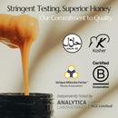 BeeNZ Raw Manuka Honey, Certified UMF 5+ (MGO 83+), Pure New Zealand Manuka Honey, Natural Sweetener, Superfood Honey for Wellness Support, No Sugar Added, Traceable from Hive to Jar, 17.6 oz/500g