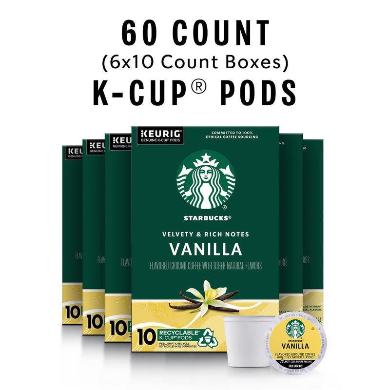 Starbucks K-Cup Coffee Pods—Caramel Flavored Coffee—100% Arabica—1 box (40 pods)