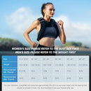 ZELUS Weighted Vest, 6lb/8lb/12lb/16lb/20lb/25lb/30lb Weight Vest with Reflective Stripe for Workout, Strength Training, Running, Fitness, Muscle Building, Weight Loss, Weightlifting, Black(12 lb)