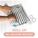 20 Pack Vacuum Storage Bags, Space Saver Bags (4 Jumbo/4 Large/4 Medium/4 Small/4 Roll) Compression for Comforters and Blankets, Sealer Clothes Storage, Hand Pump Included