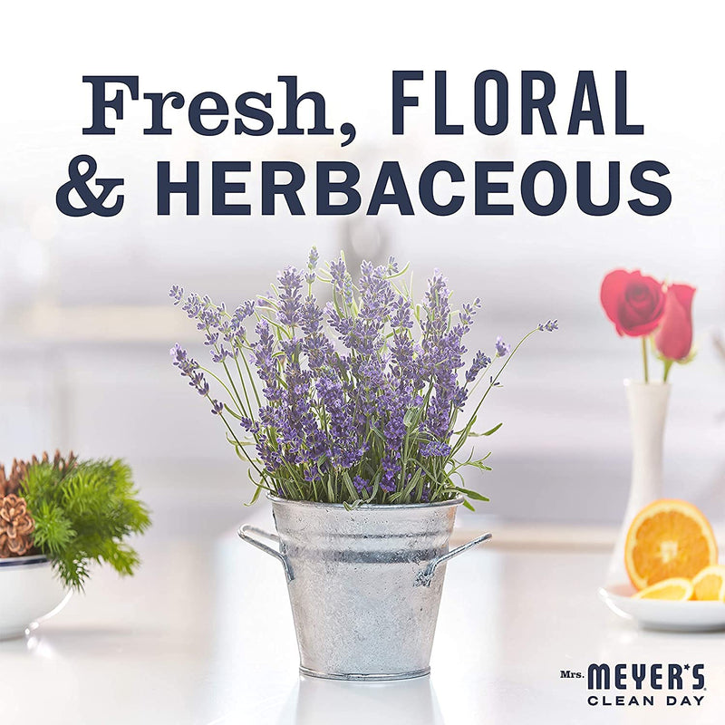 MRS. MEYER'S CLEAN DAY Liquid Hand Soap Refill, Cruelty Free and Biodegradable Formula, Lavender Scent, 33 Fl Oz (Pack of 1)