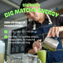 MATCHA DNA Certified Organic Matcha Green Tea Powder (16 oz TIN CAN)