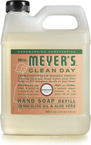 MRS. MEYER'S CLEAN DAY Liquid Hand Soap Refill, Cruelty Free and Biodegradable Formula, Lavender Scent, 33 Fl Oz (Pack of 1)