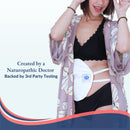 QUEEN OF THE THRONES Castor Oil Pack for Liver (Compress) Less Mess, Reusable, Comfort Sleep Fit - Organic Cotton Flannel, Soft Ties & Naturopathic Doctor Designed (Castor Oil Sold Separately)