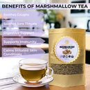 Cure Wid Pure Certified Organic Marshmallow Root Powder Althaea Officinalis 8oz Non-GMO,Additives-Free Marshmellow Root for Teas,Smoothies,Skincare & DIY Remedies Packed in Eco-Friendly Resealable Bag