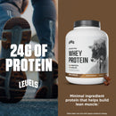 Levels Grass Fed Whey Protein Powder, No Artificials, 24G of Protein, Double Chocolate, 5LB